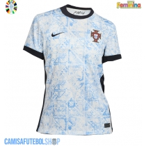 Camisa de time de futebol Portugal Replicas 2º Equipamento Feminina Europeu 2024 Manga Curta